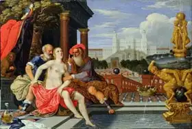 Konig, Johann or Hans: Susanna Bathing