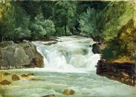 Morgenstern, Christian Ernst Bernhard: A Waterfall in Upper Bavaria