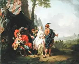 Tischbein, Johann H. W.: The Abduction of Briseis from the Tent of Achilles