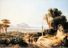 Carelli, Consalvo: View of Palermo