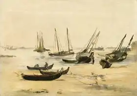 Manet, Edouard: Beach, Low Tid