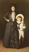 Sargent, John Singer: Portrait of Mrs. Edward L. Davis and her Son, Livingston Davis