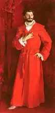 Sargent, John Singer: Dr. Pozzi at Home