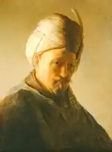 Rembrandt, van Rijn: Portrait of a man in a turban