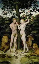 Cranach, Lucas: Adam and Eve