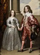 Dyck, van Anthony: William II, Prince of Orange, and his Bride, Mary Stuart