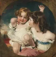Lawrence, Thomas: The Calmady Children (Emily, 1818–1906, and Laura Anne, 1820–94)
