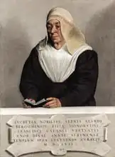 Moroni, Giovanni Battista: The Abbess Lucrezia Vertova Agliardi