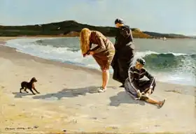 Homer, Winslow: Eagle Head, Manchester, Massachusetts (High Tide)