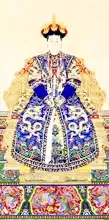 Chinese Schoo: Empress Jing Xian (c.1681-1731), 1st consort of Emperor Yongzh (1678 - 1735)
