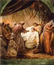 Scheffer, Ary: The Last Communion of Saint Louis
