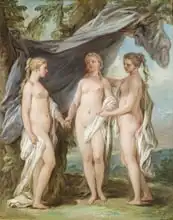 Loo, Charles-Amedee-Philippe van: The Three Graces