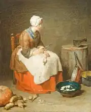 Chardin, Jean-Siméon: The Kitchen Maid