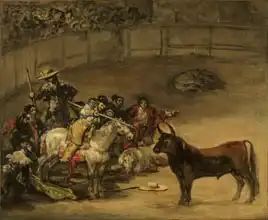 Goya, Francisco: Bullfight, Suerte de Varas