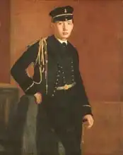 Degas, Edgar: Achille De Gas in the Uniform of a Cadet, 1856-7