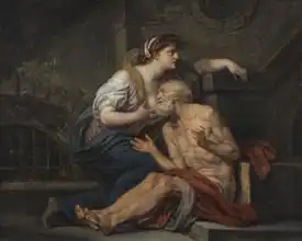 Greuze, Jean-Baptiste: Simon and Pero, Roman Charity