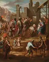 Enriquez, Nicolas: The Adoration of the Kings with Viceroy Pedro de Castro y Figueroa, Duke of La Conquista (La adoraciA3n de los reyes con el virrey Pedro de Castro y Figueroa, duque de La Conquista)