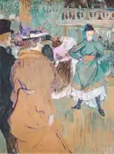 Toulouse-Lautrec, H.: Quadrille at the Moulin Rouge