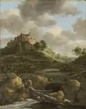 Ruisdael, Jacob: Bentheim Castle, 1650-82