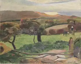 Gauguin, Paul: Landscape from Bretagne