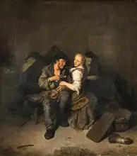Bega, Cornelis: Young Couple in a Tavern