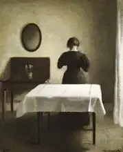 Hammershoi, Vilhelm: Interior