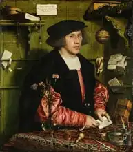 Holbein, Hans , the younger: Portrait of the Merchant George Gisze