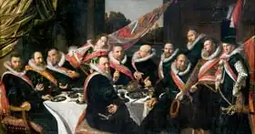 Hals, Frans: A Banquet of the Officers of the St. George Militia Company