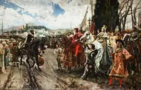 Pradilla y Ortiz, Francisco: The Surrender of Granada in 1492