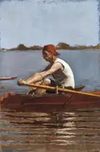 Eakins, Thomas: John Biglin in a Single Scull
