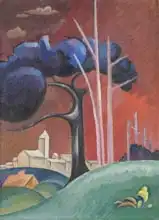 Eggeling, Viking: Landscape with Factory by Lake, II