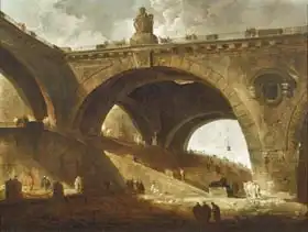 Robert, Hubert: The Old Bridge