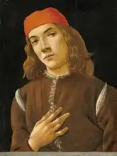 Botticelli, Sandro: Portrait of a Youth, c.1482-85