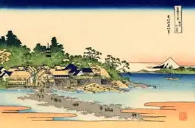 Hokusai, Katsushika: Enoshima in the Sagami province