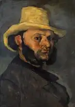 Cézanne, Paul: Gustave Boyer in a Straw Hat, 1870-71