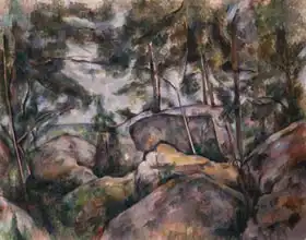 Cézanne, Paul: Rocks in the Forest, 1890s
