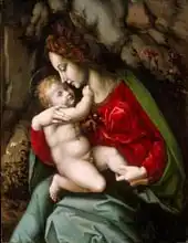 Bachiacca, Francesco Ubertini Verdi: Madonna and Child