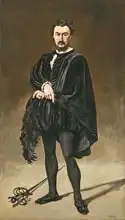 Manet, Edouard: The Tragedian Actor (Rouviere as Hamlet)
