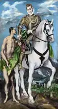 El Greco: St. Martin and the Beggar, 1597-99
