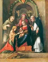 Correggio,: The Mystic Marriage of St. Catherine, 1510- 15