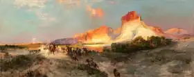 Moran, Thomas: Green River Cliffs, Wyoming