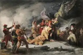 Trumbull, John: The Death of General Montgomery in the Attack on Quebec, December 31, 1775