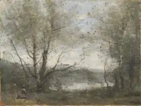 Corot, J. B. Camille: A Pond Seen Through the Trees, c.1855-65