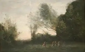 Corot, J. B. Camille: The Dance of the Nymphs, 1865-70