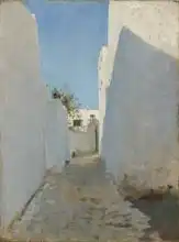 Sargent, John Singer: A Moroccan Street Scene, 1879-1880