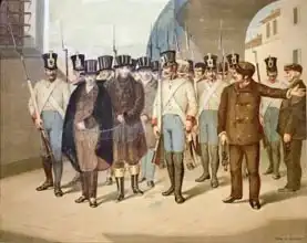 Italian school (19th century): The Arrest of the Carbonari