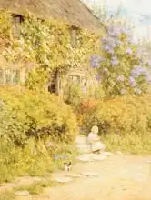 Allingham, Helen: A cottage near Crewkerne