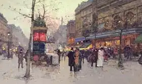 Galien-Laloue, Eugene: Paris street scene