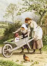 Foster, Myles Birket: The Wheelbarrow