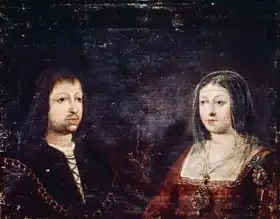 Spain school (15th century): Ferdinand II of Aragon and Isabella I of Castile